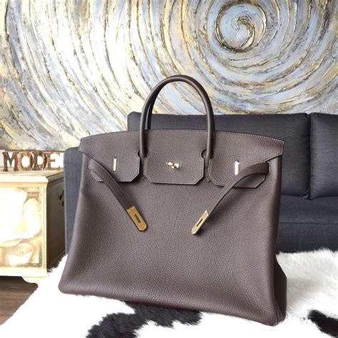 Hermes birkin leather bag